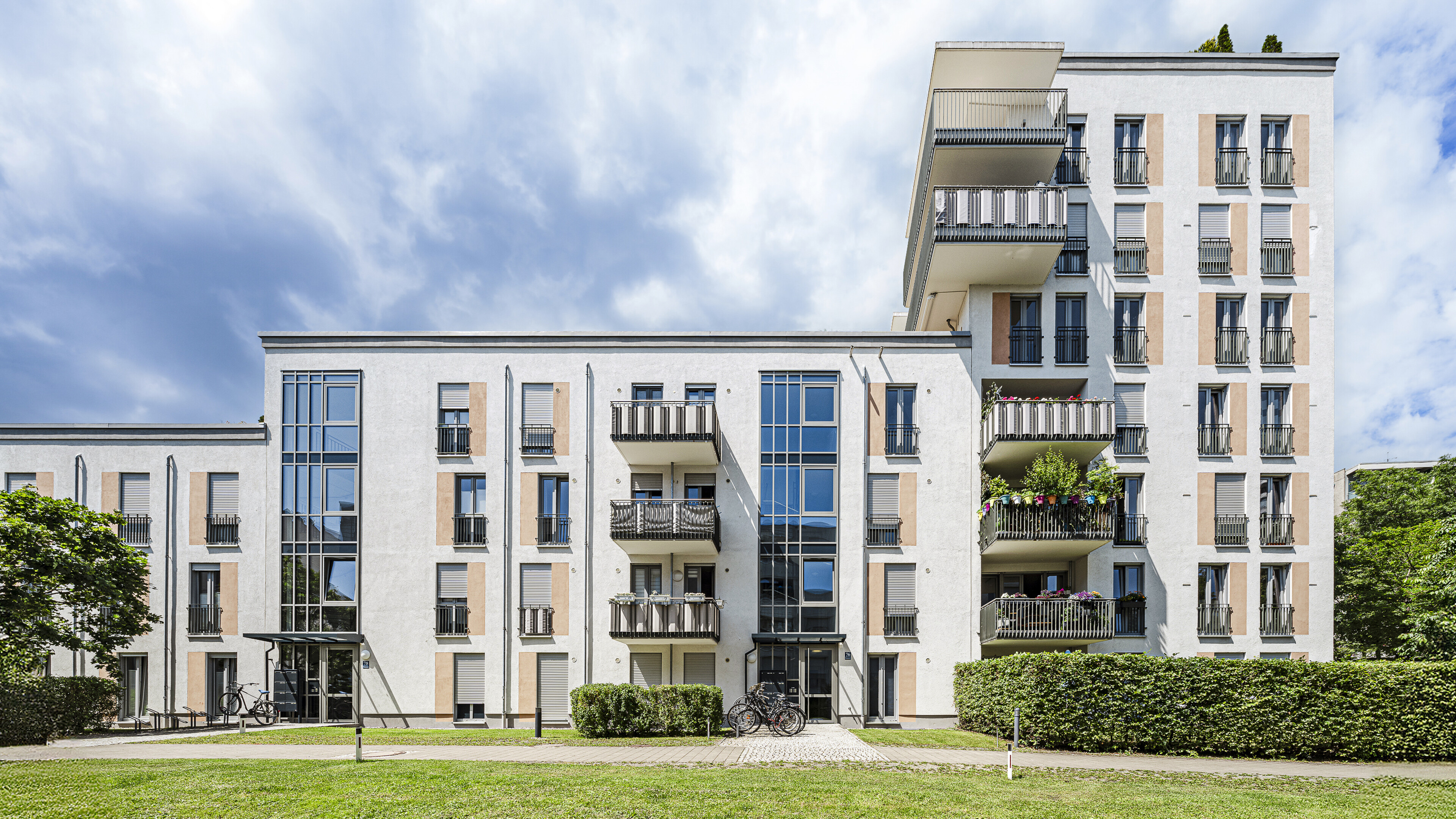 Moderne Wohnanlage, München Schwabing